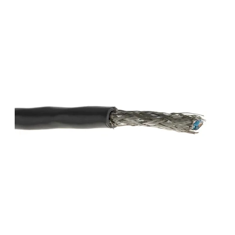 Belden 8132 Series Data Cable 2 Pairs 4 Cores 0.07 mm² Tinned Copper Stranded Conductors Silver Polyvinyl 8132 060500