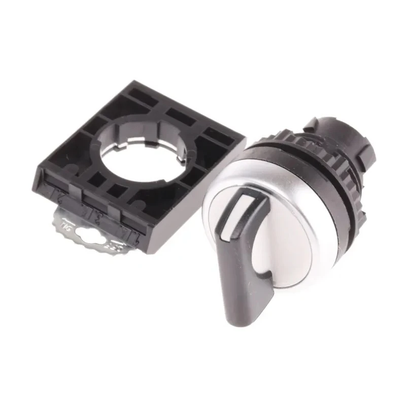 BACO Series 2 Position Selector Switch Head, 22 mm Cutout, Black Handle, IP67 L21KA03