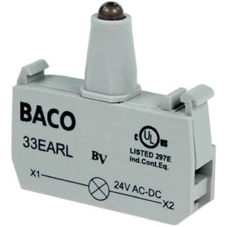 BACO BACO Series Light Block 130V Red Light 33EARM