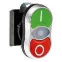 BACO Green, Red Spring Return Push Button Head 22mm Cutout IP66 L61QH21