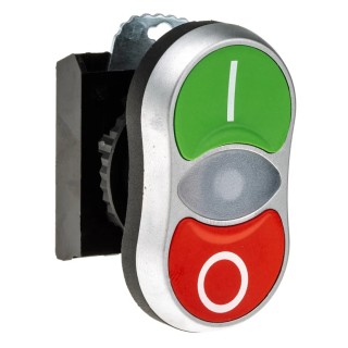 BACO Green, Red Spring Return Push Button Head 22mm Cutout IP66 L61QH21