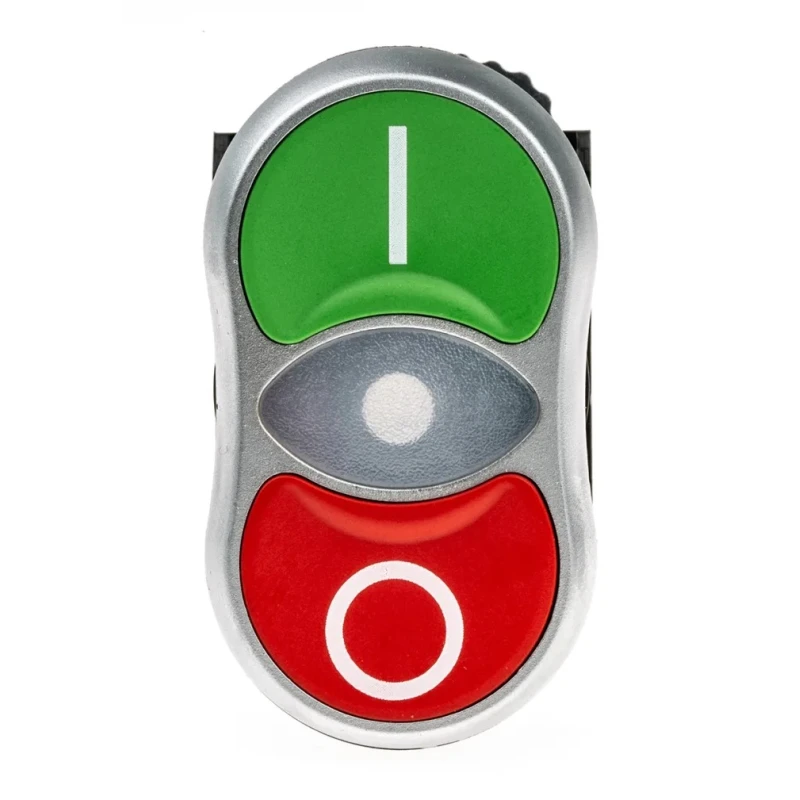 BACO Green, Red Spring Return Push Button Head 22mm Cutout IP66 L61QH21