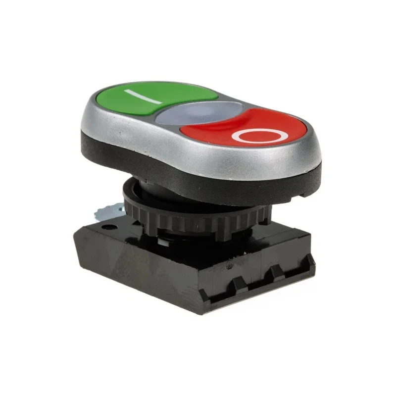 BACO Green, Red Spring Return Push Button Head 22mm Cutout IP66 L61QH21