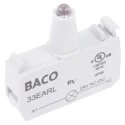 BACO BACO Series Light Block, 24V, Red LED Light 33EARL
