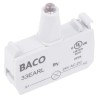 BACO BACO Series Light Block, 24V, Red LED Light 33EARL