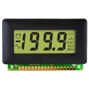 Lascar 8556 Series Digital Voltmeter DC LCD Display 3.5-Digits ±1 % 32 mm Cutout Width 62 mm DPM 700S-0