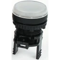 BACO Yellow Pilot Light Head, 22 mm Cutout, Round Shape, IP65 Panel Mount L20SE40
