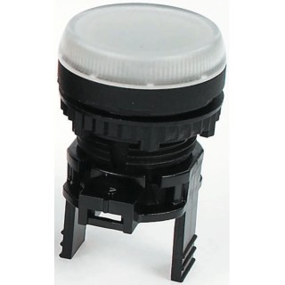 BACO Yellow Pilot Light Head, 22 mm Cutout, Round Shape, IP65 Panel Mount L20SE40