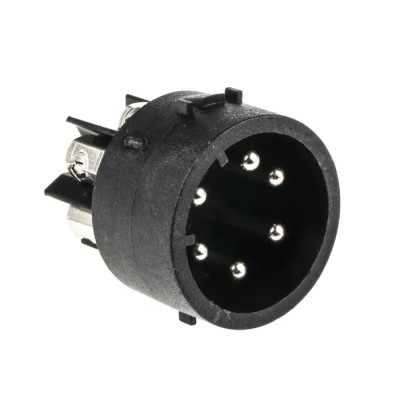 Bulgin Male Connector Insert 6 Way Screw Terminal for Mini Buccaneer Connector SA3243