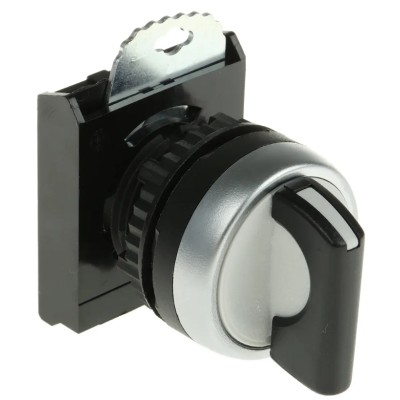BACO BACO Series 3 Position Selector Switch Head 22 mm Cutout Black Handle L21MA03