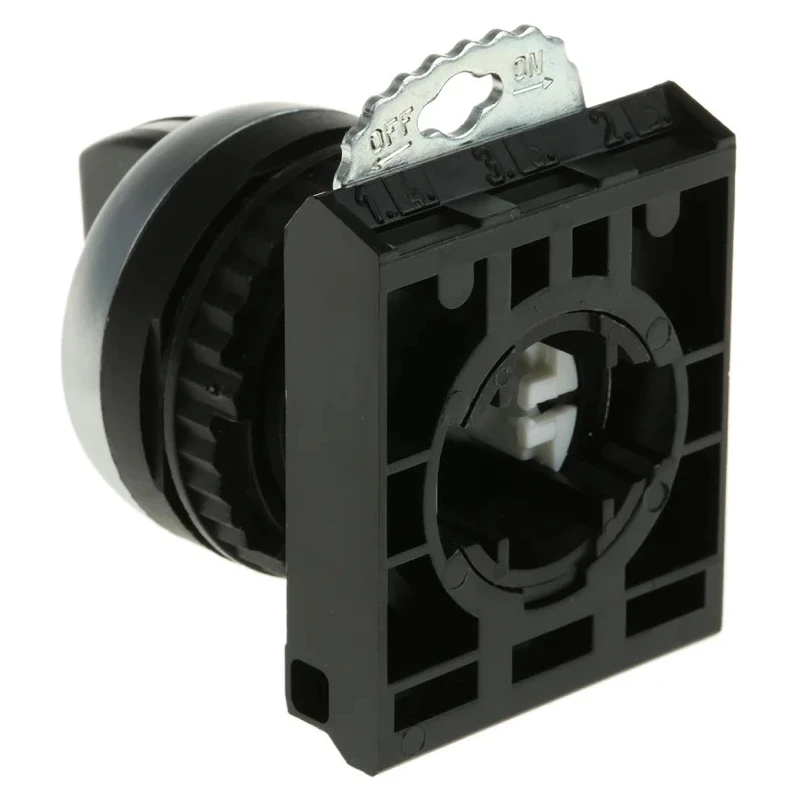 BACO BACO Series 3 Position Selector Switch Head 22 mm Cutout Black Handle L21MA03