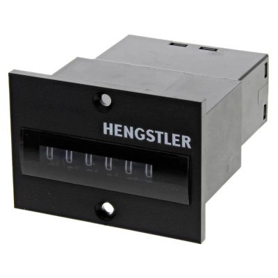 Hengstler Panel Mount Electromechanical 6 Digit Counter 60 Hz 24V DC 0 866 165
