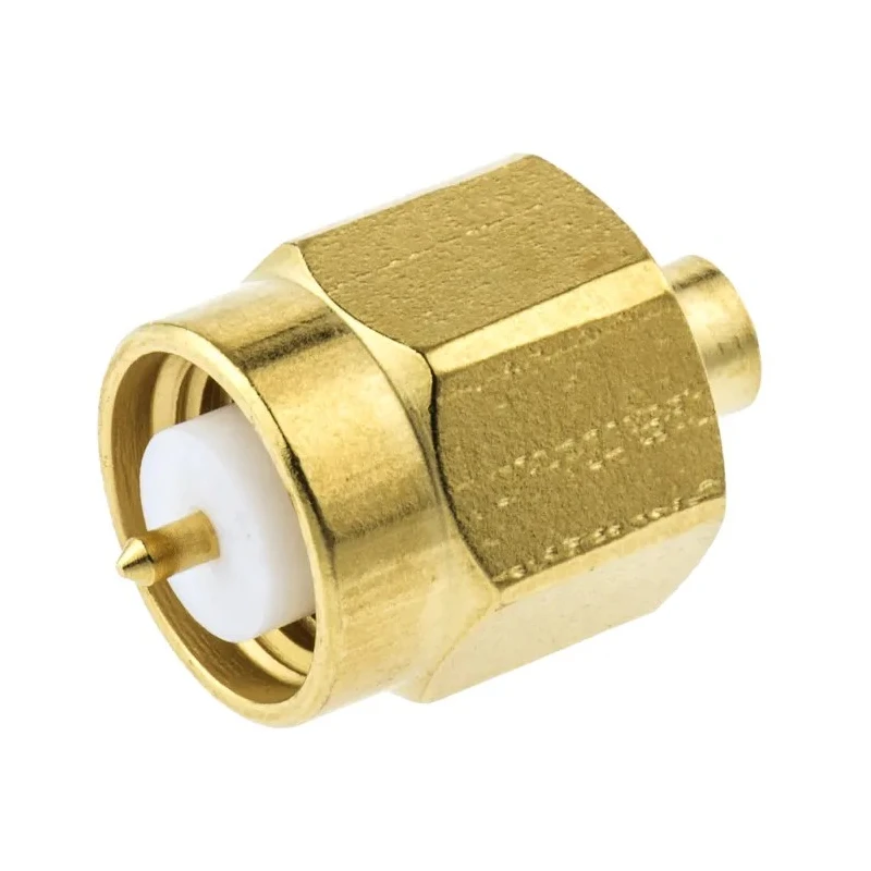Radiall SMA-COM Series 50Ω Coaxial Connector Cable Male SMA, Straight Body Crimp R125052000W