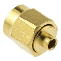Radiall SMA-COM Series 50Ω Coaxial Connector Cable Male SMA, Straight Body Crimp R125052000W