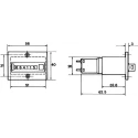 Hengstler Electromechanical Panel Mount Counter, 6 Digit, 10 Hz, 230V AC, Series 866 Model 0 866 190