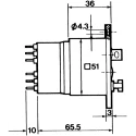 Hengstler Industrial Panel Mount 5 Digit Impulse Counter 10 Hz, 230V ac Model 0 886 240