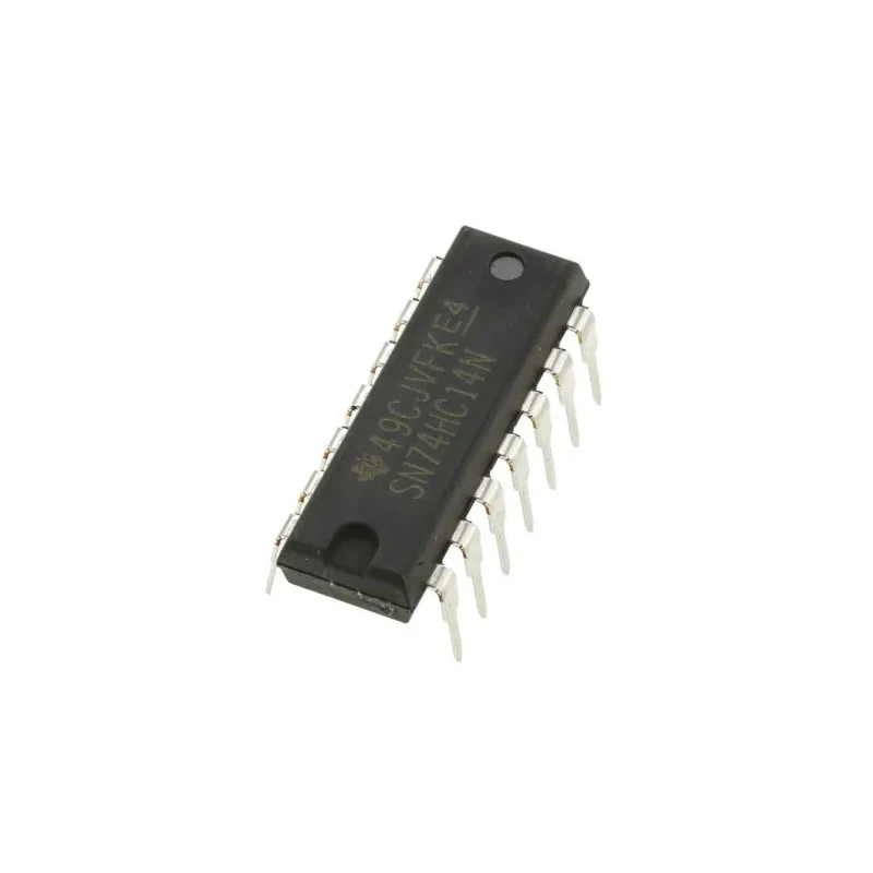Texas Instruments Schmitt Trigger Input Inverter 6 Elements, 14-Pin PDIP Package SN74HC14N