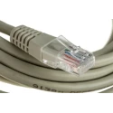 Decelect Unscreened Cat5e Ethernet Cable 3 m Grey PVC Terminated RJ45 