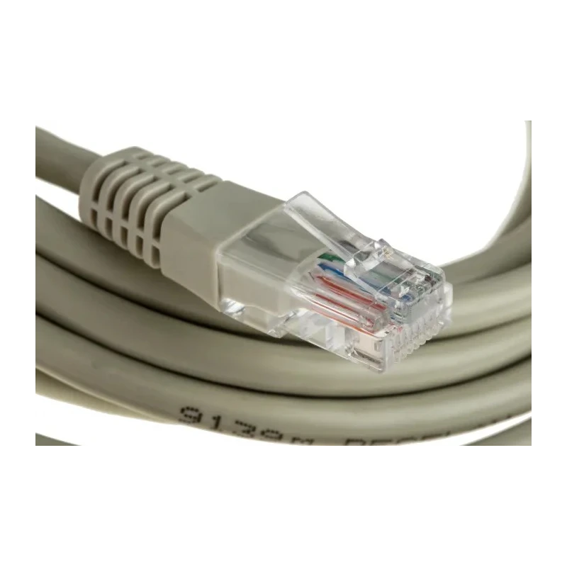 Decelect Unscreened Cat5e Ethernet Cable 3 m Grey PVC Terminated RJ45 
