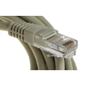 Decelect Unscreened Cat5e Ethernet Cable 3 m Grey PVC Terminated RJ45 