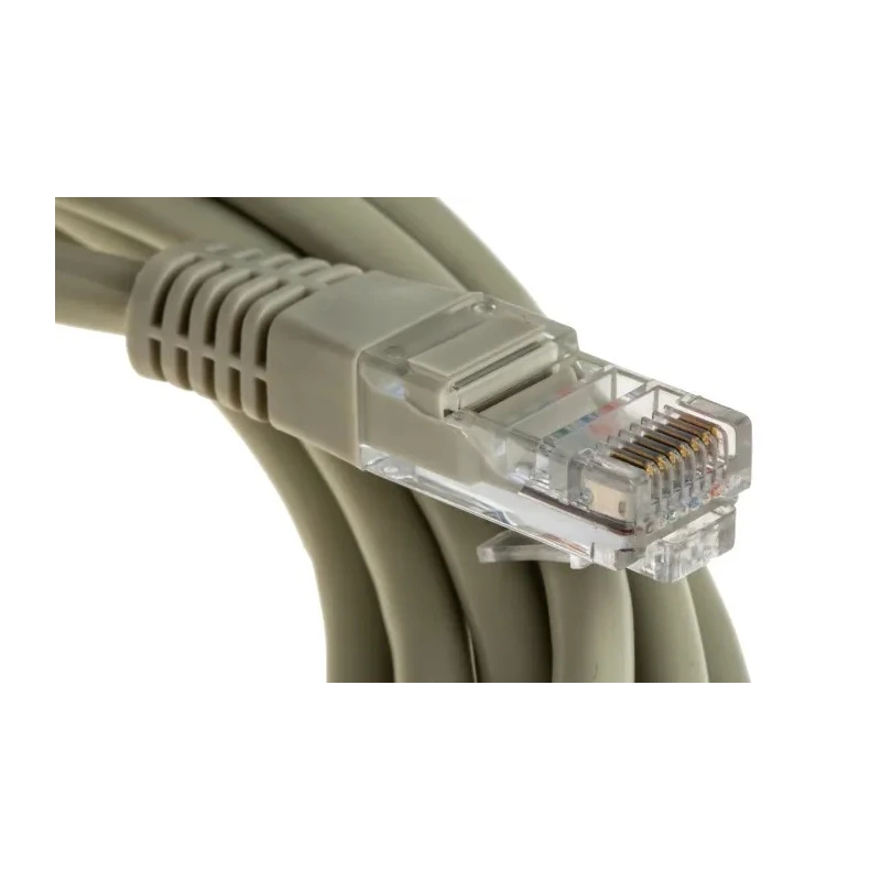 Decelect Unscreened Cat5e Ethernet Cable 3 m Grey PVC Terminated RJ45 