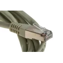 Decelect Cat5 Shielded Ethernet Cable, Grey PVC Jacket, 3 m Length CR503B3