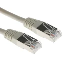 RS PRO Cat5 Ethernet Cable 1 m Grey RJ45 Male to RJ45 Male F/UTP PVC 333-6554