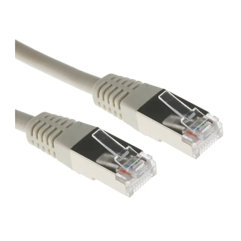 RS PRO Cat5 Ethernet Cable 1 m Grey RJ45 Male to RJ45 Male F/UTP PVC 333-6554
