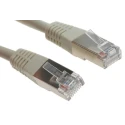 Decelect Cat5 Shielded PVC Ethernet Cable Grey 2 m, Terminated, F/UTP 