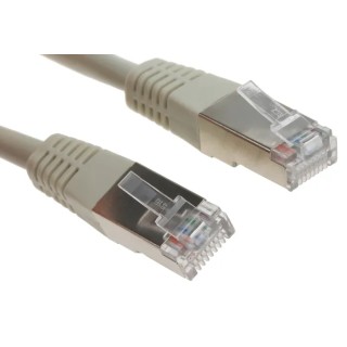 Decelect Cat5 Shielded PVC Ethernet Cable Grey 2 m, Terminated, F/UTP 