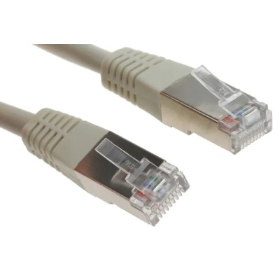 Decelect Cat5 Shielded PVC Ethernet Cable Grey 2 m, Terminated, F/UTP 