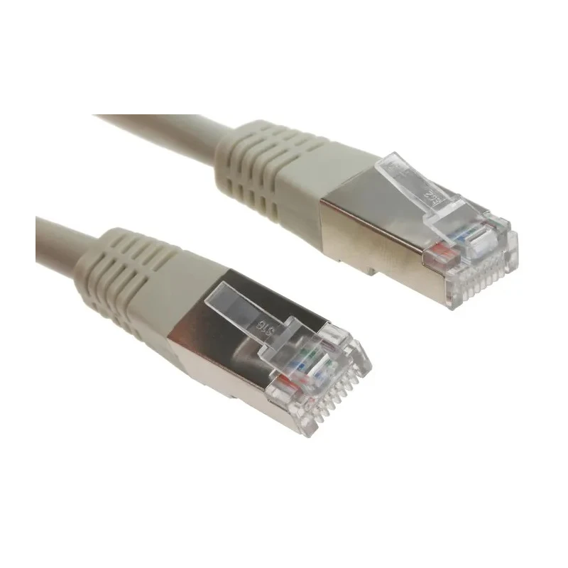 Decelect Cat5 Shielded PVC Ethernet Cable Grey 2 m, Terminated, F/UTP 