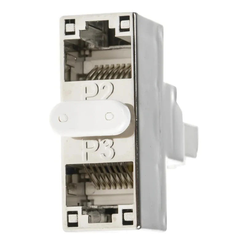 Decelect Shielded RJ45 3 Port Ethernet Splitter Cat5e DPMB8812