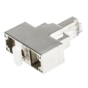 Decelect Shielded RJ45 3 Port Ethernet Splitter Cat5e DPMB8812