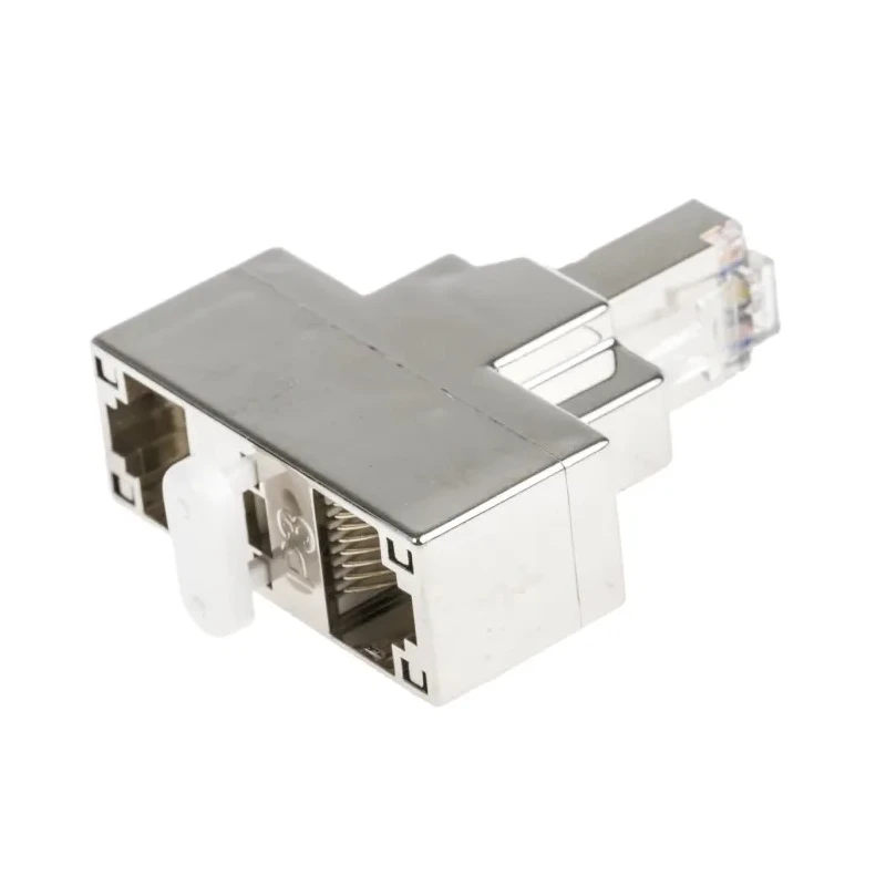 Decelect Shielded RJ45 3 Port Ethernet Splitter Cat5e DPMB8812