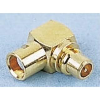 Telegartner MMCX Series Coaxial Connector Cable Male MCX, 50 Ω, Right Angle Body Solder J01340A0021