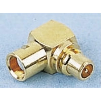 Telegartner MMCX Series Coaxial Connector Cable Male MCX, 50 Ω, Right Angle Body Solder J01340A0021