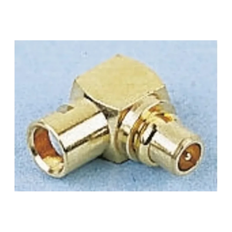 Telegartner MMCX Series Coaxial Connector Cable Male MCX, 50 Ω, Right Angle Body Solder J01340A0021