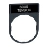 Schneider Electric Legend Holder for Use with XB4 Series ZBY2126