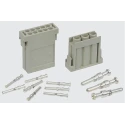 EPIC Heavy Duty Power Connector Insert, 20A, MC Series Female, 5 Contacts 10382300+1121830C