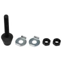 RS PRO Neoprene Foot Spindle Accessory for Toggle Clamp, Zinc Plated, Model 261-410