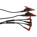 Gossen Metrawatt Kelvin Clip Black Red 60V 120cm Cable Length Z227A