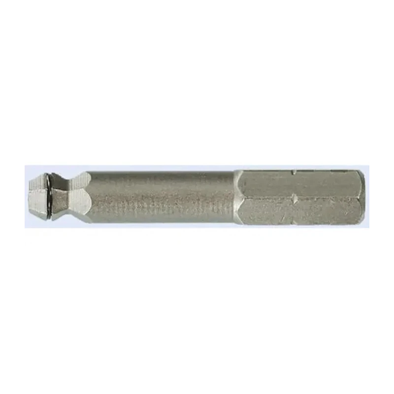 Wiha Hex Ball End Screwdriver Bit, 0.25 mm Drive Size, 5 mm Tip, Chrome Vanadium Steel, 38 mm Overall Length 22961