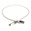 Decelect Cat5 Shielded Ethernet Cable, Grey, 0.5 m, Terminated, PVC Jacket 