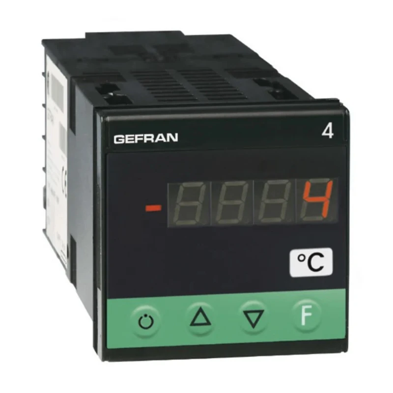 Gefran 4T LED Multi-Function Panel Meter for Temperature Measurement, Cutout 45 mm x 45 mm, Digital Display 4T-48-4-00-1-000