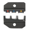 Knipex Coaxial Type Crimp Die Set with Insulated Dies, 0.25 to 6 mm² Capacity, 2 Pieces, Black 97 49 06