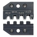 Knipex Crimp Die Set Coaxial Type Insulated, 0.5 to 2.5 mm² Cutting Capacity, 2 Pieces, Black 97 49 54