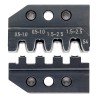 Knipex Crimp Die Set Coaxial Type Insulated, 0.5 to 2.5 mm² Cutting Capacity, 2 Pieces, Black 97 49 54