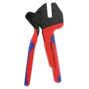 Knipex 2 mm Crimp Tool Frame with Comfort Grip Handle 200mm Length for Exchangeable Crimping Dies 97 43 200