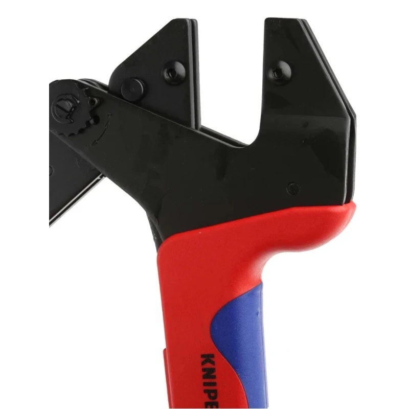 Knipex 2 mm Crimp Tool Frame with Comfort Grip Handle 200mm Length for Exchangeable Crimping Dies 97 43 200